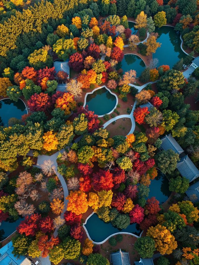 雲平山秋日仙境