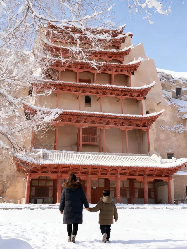 冬天去一次敦煌,相當於夏天去三次~ 冬天去一次敦煌,相當於夏天去三次~