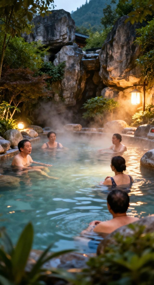 青林溫泉太厲害了！暖冬泡澡，快樂冒泡