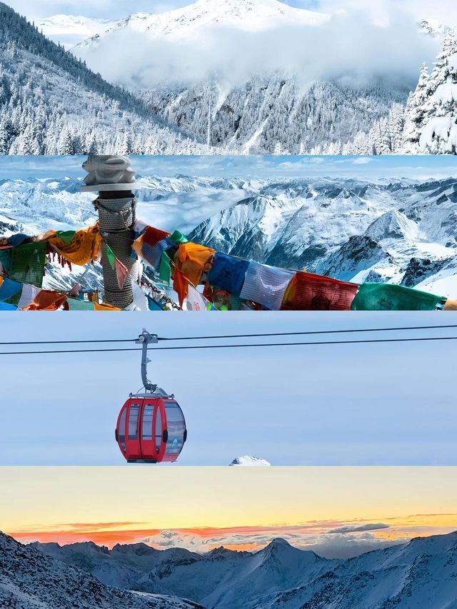 達古冰川已回｜冬日的雪看的心暖暖的