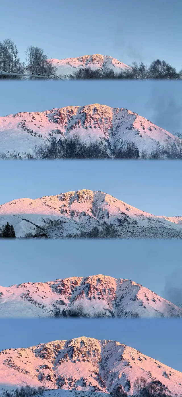 今日份禾木日出，絕美