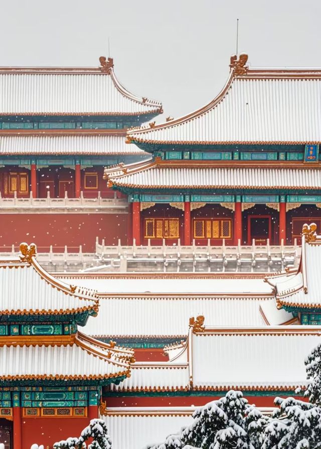 紫禁冬韻 | 紅牆白雪與時光的詩