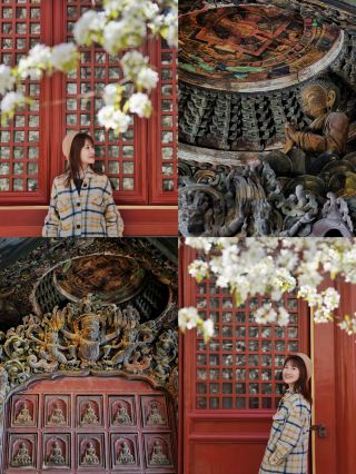 베이징의 지화사에는 중국에 단 두 곳뿐인 명나라 시대 회전식 경전 보관소 중 하나가 있습니다.