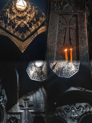 At Geghard Monastery, travel back to the 4th century