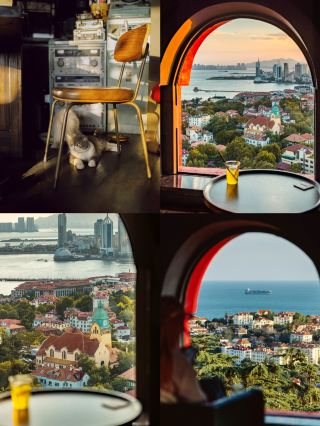 Qingdao from Signal Hill is so beautiful it makes you want to cry. The red tiles and green trees are absolutely stunning!