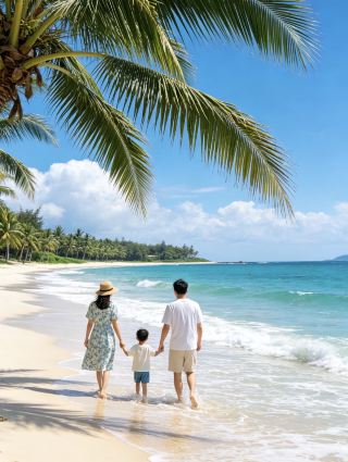 The hidden coastal gem everyone is recommending for off-the-beaten-path National Day travel | 4-day 3-night family trip to Lingshui