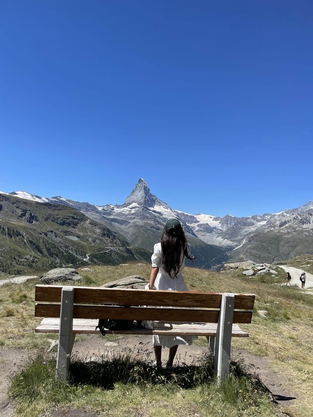 호수와 어우러지는 멋있는 마테호른🏔️