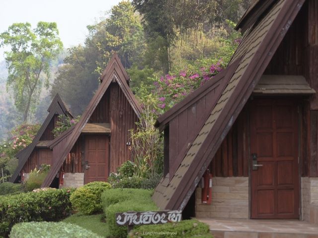 ที่พักบรรยากาศดี ณ สวนไทรโยค กาญจนบุรี