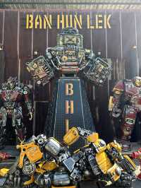 Metal art museum made from junk 