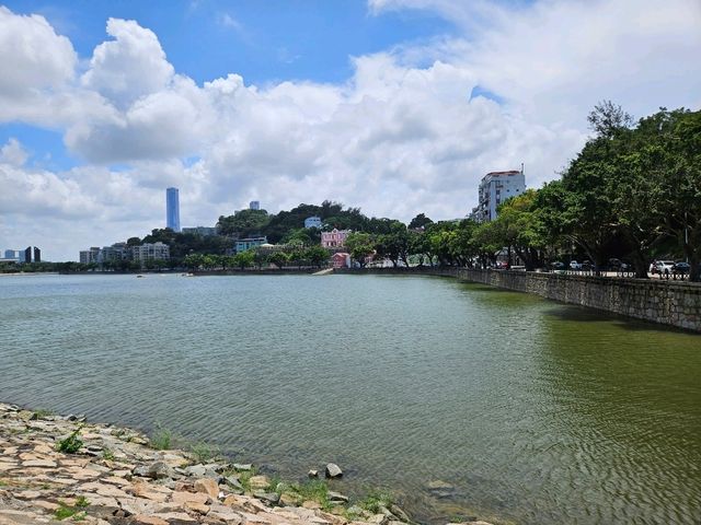十分漂亮的澳門南灣湖