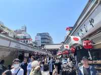 東京|淺草寺,必拍雷門 (風雷神門),還有好多美食小攤販可以享用