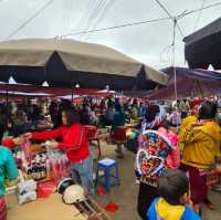 Market in Ha Giang are lively n noisy