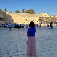 The Western Wall or Wailing Wall 