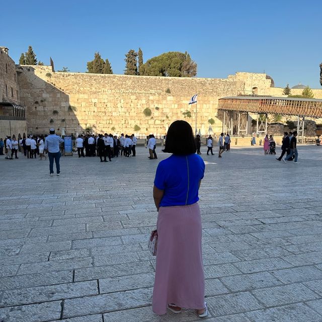 The Western Wall or Wailing Wall 
