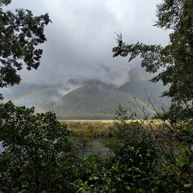紐西蘭［鏡湖］彩虹乍現