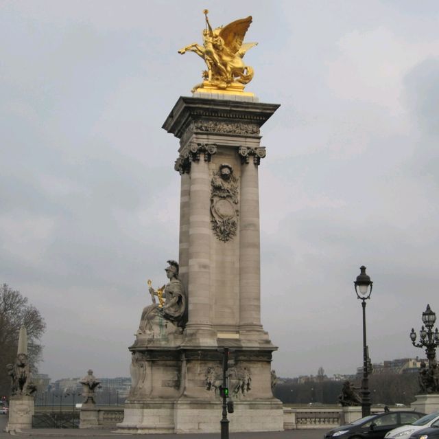 Beautiful Pont Alexandre III Bridge in Paris