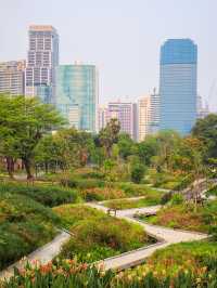 สวนเบญจกิติ สวนสวยกลางกรุง 