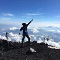 Mount Fuji from the top