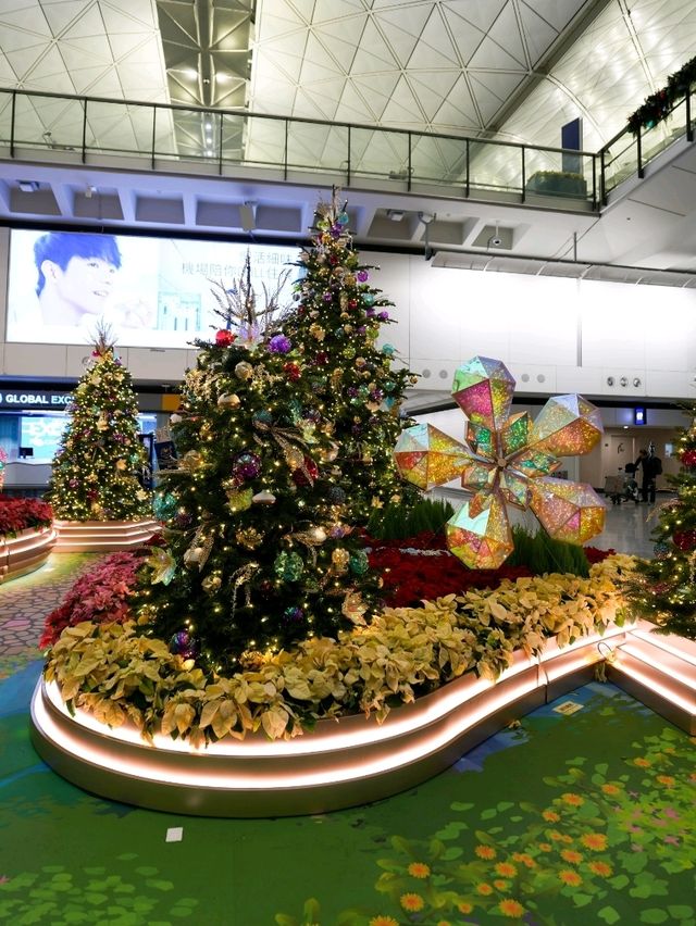 香港聖誕裝飾 | 機場接機大堂聖誕樹