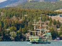 Scenic views of Lake Ashi 