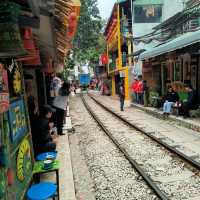 Hanoi's Most Popular Train Street
