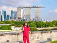 นั่งรับลมบรรยากาศฟินๆ ที่ Marina Barrage