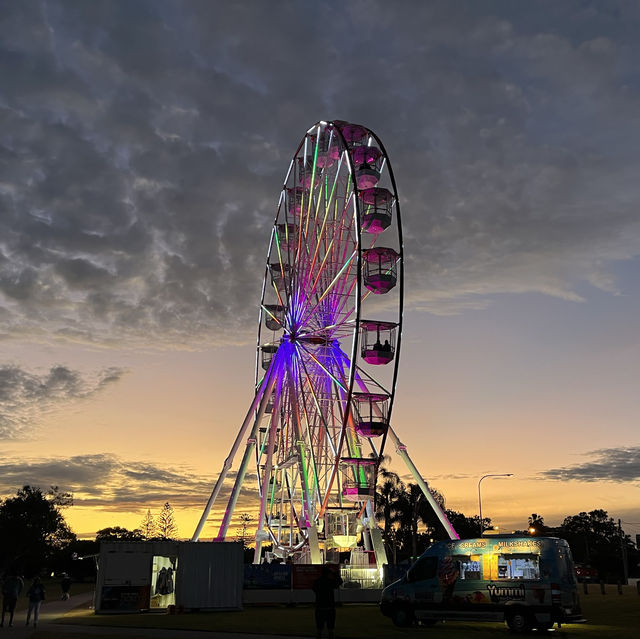 Winter sunsets and Ferris wheels