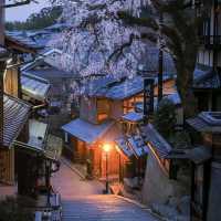 Enjoy Night Views in Kyoto City Streets 🌃✨