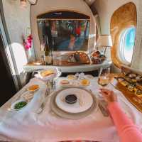 First Class Emirates A380