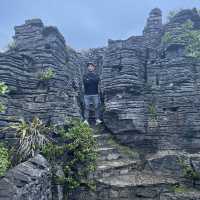 Have pancakes whilst seeing pancakes at Punakaiki Pancake rocks 