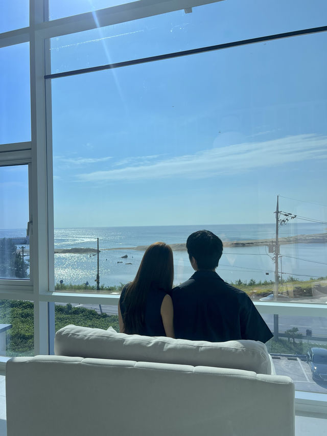 리뷰 0개, 강릉 영진해변 일출뷰+오션뷰를 동시에 즐기는 가오픈 신축숙소🏠