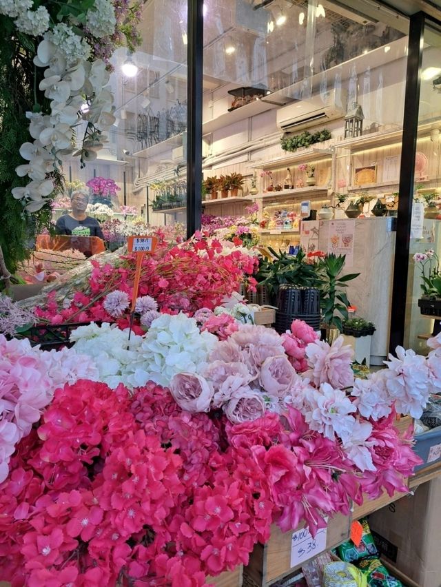 【Flower Market Rd:香港】綺麗なお花がたくさん売られている通り✨