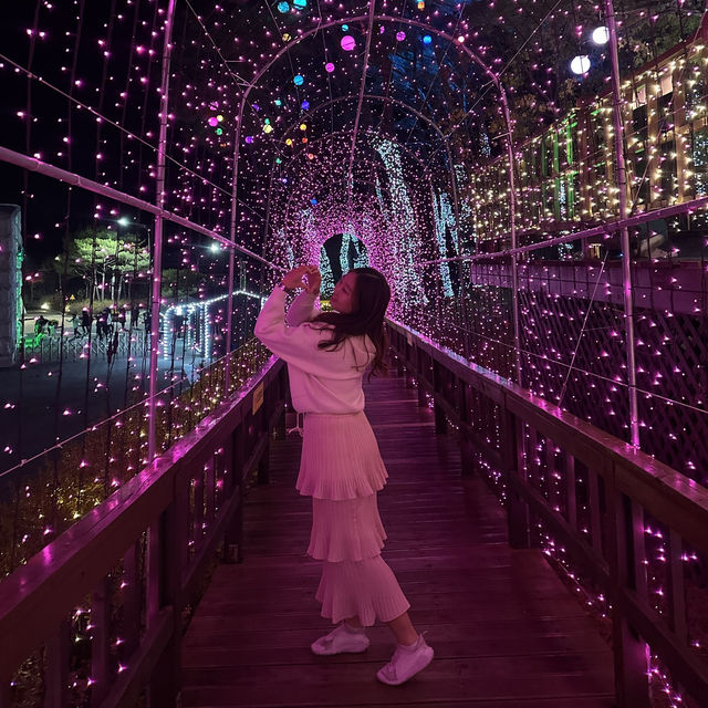 겨울 밤하늘의 별빛을 담은 동화 속 세상, 단양 수양개빛터널🌈