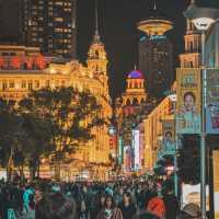 Classic night life of shanghai