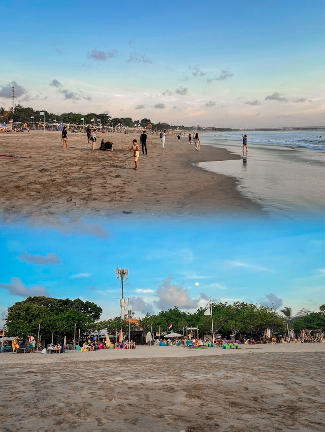 Golden Hour Bliss at Legian Beach