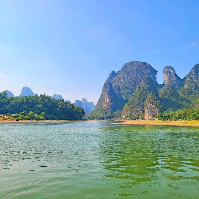遊覽桂林二十元背景圖的原地🚤💦