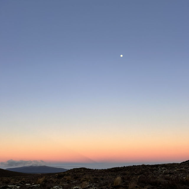 Tongariro alpine crossing amidst volcanoes - New Zealand