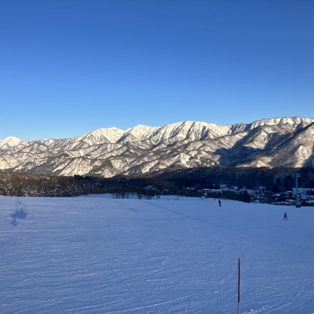 栂池高原滑雪場的日出日落