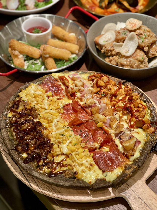 啟德體育園🍕人氣韓國Pizza炸雞新分店