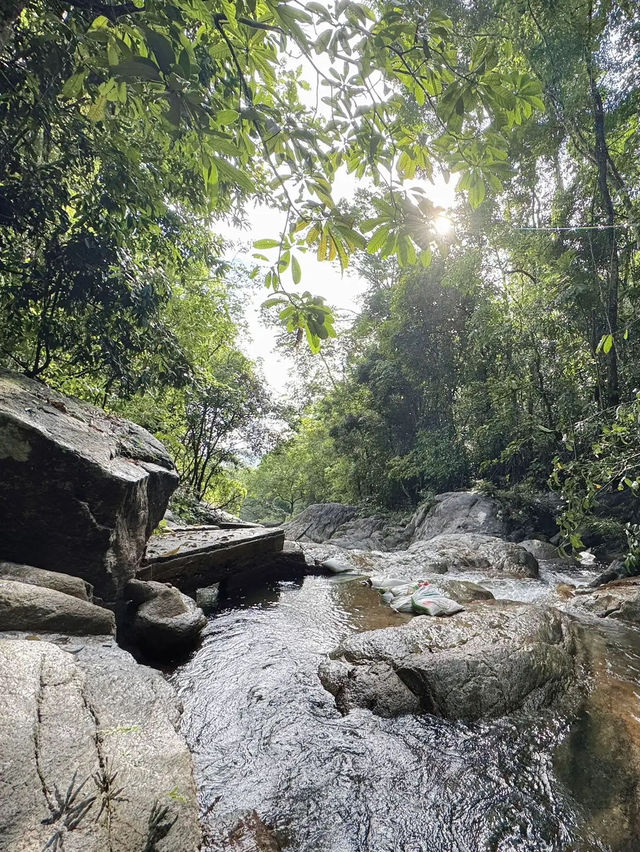 น้ำตกหลังที่พัก“ภูรุ่งแจ้ง” สงบ ธรรมชาติ ฮีลใจสุดๆ
