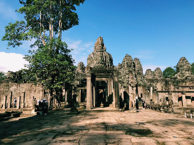 The Enigmatic Smiles of Bayon Temple