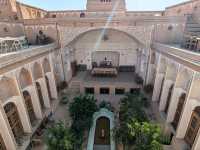 ヤズド旧市街の街並みとYazd art house cafe