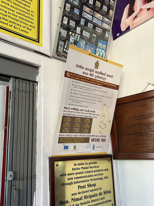 Old post office on Sri Lanka