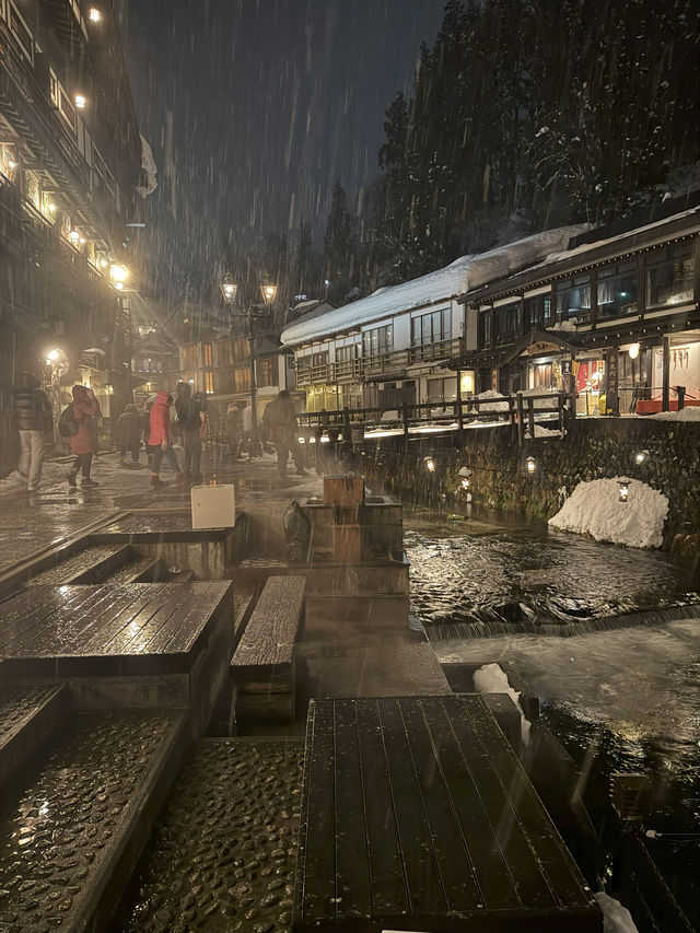 A Winter Wonderland at Ginzan Onsen