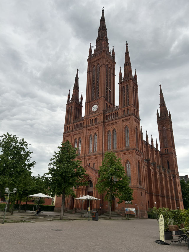 A worth visiting neo-gothic Church in Wiesbaden, Germany 