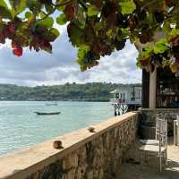 Beautiful cafe with views