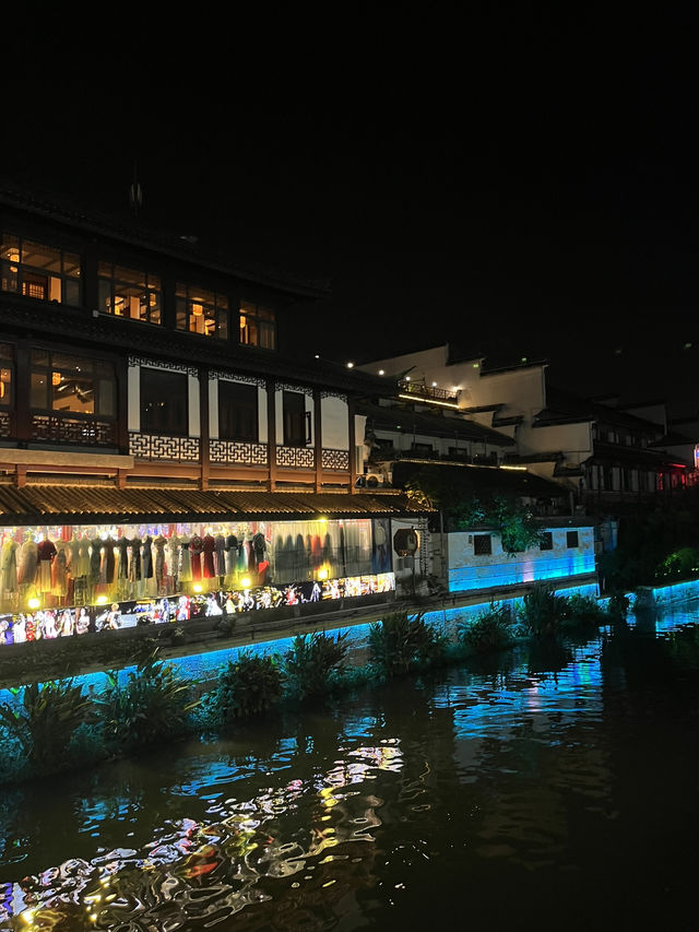 亲水而美的夜晚 @ 친화이 강 풍경구
