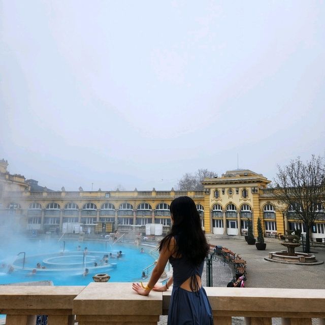부다페스트 1일차 오전 여행일정 : 세체니 온천