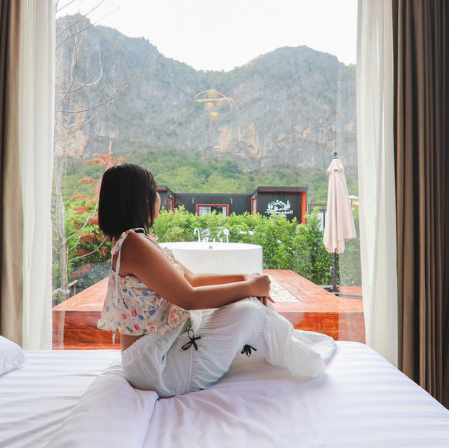 ที่พักภูผาม่านมีอ่างมีสระด้วย✨