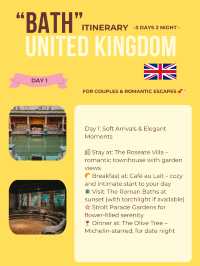 Bath 3-days itinerary 